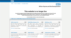 Desktop Screenshot of miltonkeynes-northamptonshire.nhs.uk